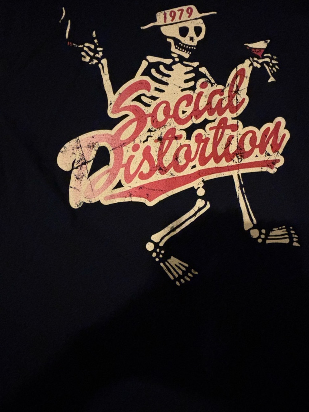 Men's Black Graphic Band Tee - Picture 5 of 5